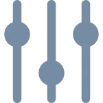 Sliders V SVG Icon